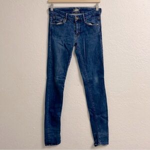 MOTHER Women's Skinny Jeans in Blue